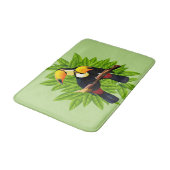 Toucan Duo Green Badematte (Schrägansicht)