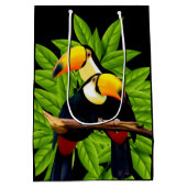 Toucan Duo Mittlere Geschenktüte (Rückseite)