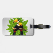Toucan Duo Silver Gepäckanhänger (Rückseite horizontal)