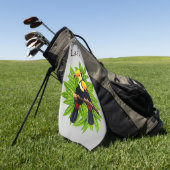 Toucan Duo Silver Golfhandtuch (Gras)