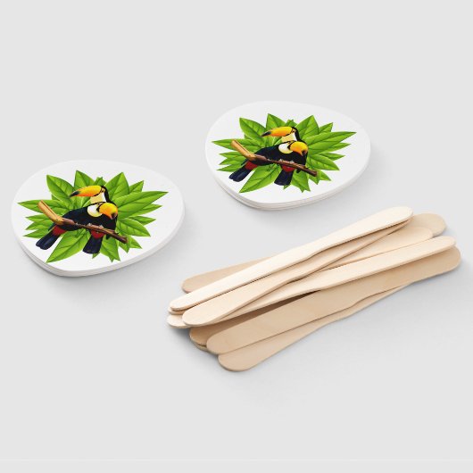 Toucan Duo White Fächer (Non-assembled)