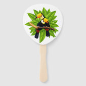 Toucan Duo White Fächer (Vorderseite)