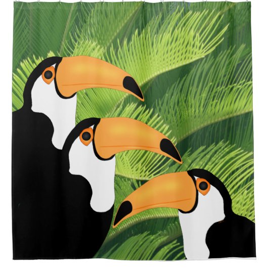 Toucan Duschvorhang (Vorderseite)