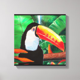 Toucan Exotic Wildlife Bird Wrapped Canvas Art Leinwanddruck