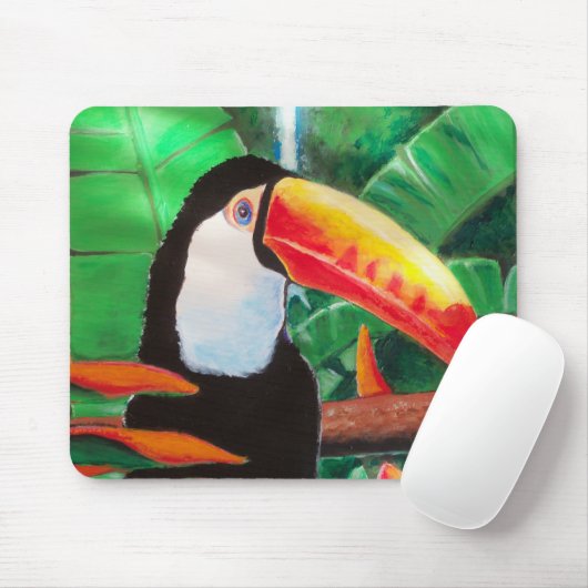 Toucan exotische mousepad (Mit Mouse)