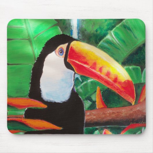 Toucan exotische mousepad (Vorne)
