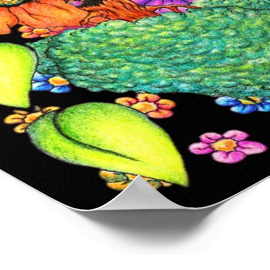 Toucan Fantasy Art Design Poster (Ecke)