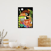 Toucan Fantasy Art Design Poster (Küche)