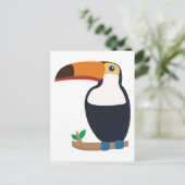 Toucan Feiertagspostkarte (Stehend Vorderseite)