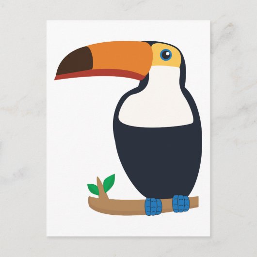 Toucan Feiertagspostkarte (Vorderseite)
