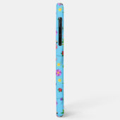 Toucan Flamingo und Arara nahtlose Vogelmuster Case-Mate iPhone Hülle (Hinten/Links)