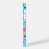 Toucan Flamingo und Arara nahtlose Vogelmuster Case-Mate iPhone Hülle (Rückseite / Links)