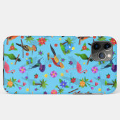 Toucan Flamingo und Arara nahtlose Vogelmuster Case-Mate iPhone Hülle (Rückseite (Horizontal))