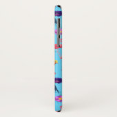 Toucan Flamingo und Arara nahtlose Vogelmuster Case-Mate iPhone Hülle (Hinten/Links)