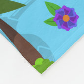 Toucan Flamingo und Arara nahtlose Vogelmuster Fleecedecke (Ecke)