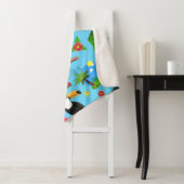 Toucan Flamingo und Arara nahtlose Vogelmuster Sherpadecke (Beispiel)