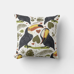Toucan Friends Throw Kissen