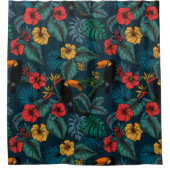 Toucan garden 2 duschvorhang (Vorderseite)