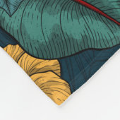 Toucan garden 2 fleecedecke (Ecke)
