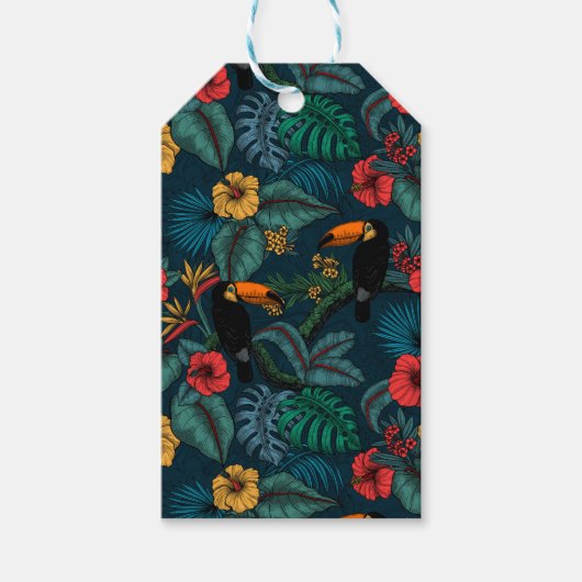 Toucan garden 2 geschenkanhänger (Vorderseite)