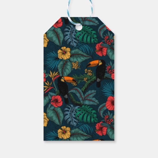 Toucan garden 2 geschenkanhänger (Rückseite)