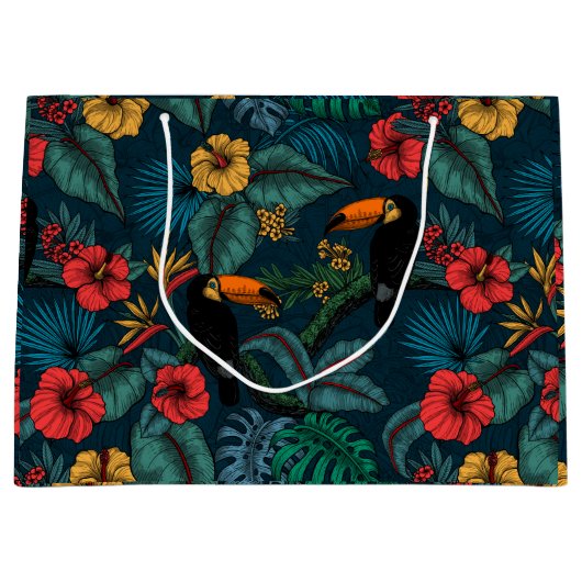 Toucan garden 2 große geschenktüte (Vorderseite)