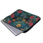 Toucan garden 2 laptopschutzhülle (Vorne Knopf)