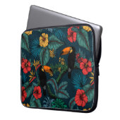 Toucan garden 2 laptopschutzhülle (Vorderseite Links)