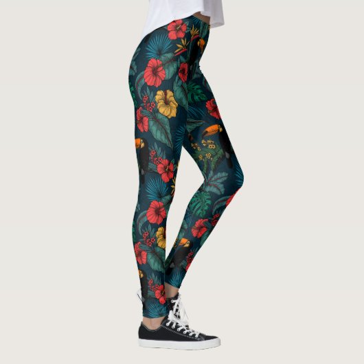 Toucan garden 2 leggings (Rechts)