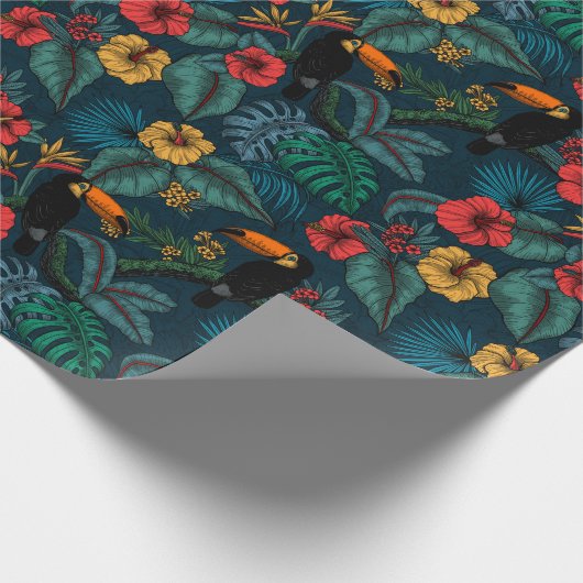 Toucan garden 2 Packpapier (Ecke)