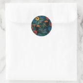 Toucan garden 2 runder aufkleber (Tasche)