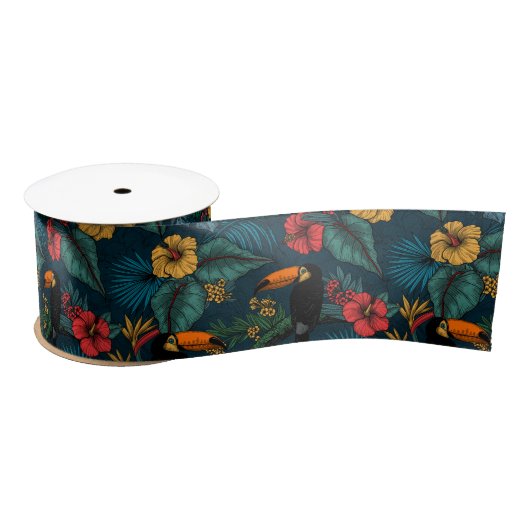 Toucan garden 2 satinband (Spule)