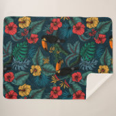 Toucan garden 2 sherpadecke (Vorderseite (Horizontal))