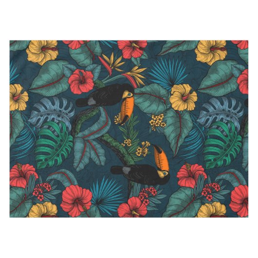 Toucan garden 2 tischdecke (Vorderseite (Horizontal))