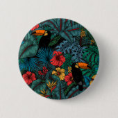 Toucan Garden Button (Vorderseite)