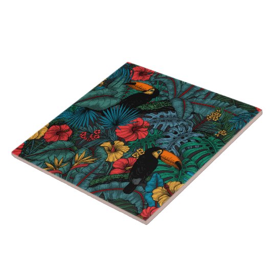 Toucan Garden Fliese (Seite)