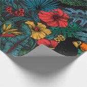 Toucan Garden Geschenkpapier (Ecke)