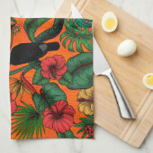 Toucan Garden Geschirrtuch (Viertel Falte)