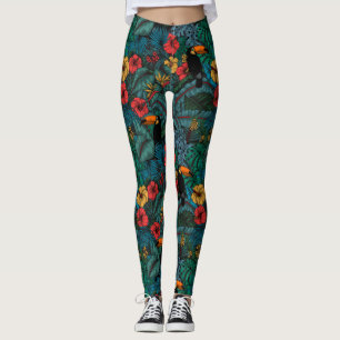 Toucan Garden Leggings