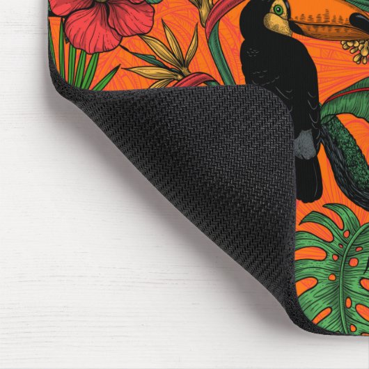 Toucan Garden Mousepad (Ecke)