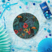 Toucan Garden Pappteller (Party)