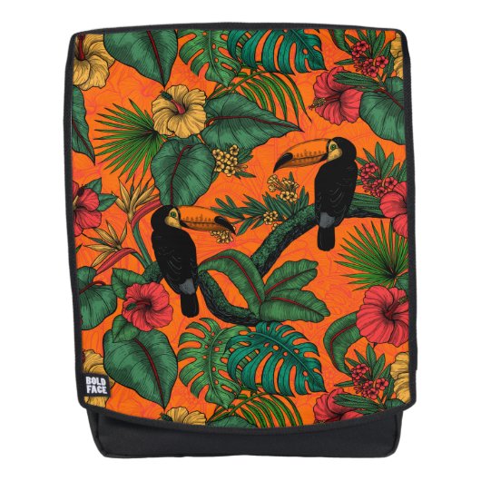 Toucan Garden Rucksack (Vorderseite)