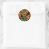 Toucan Garden Runder Aufkleber (Tasche)