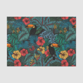 Toucan Garden Seidenpapier