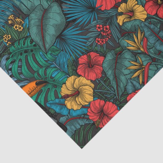 Toucan Garden Seidenpapier (Ausschnitt)