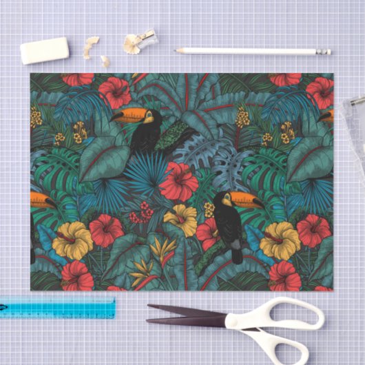 Toucan Garden Seidenpapier (Handwerk)