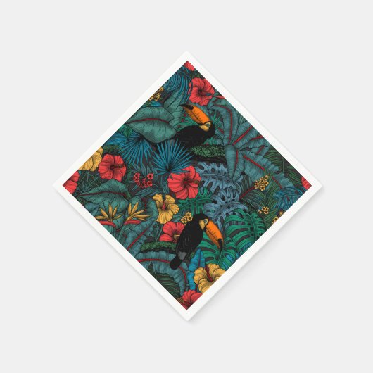 Toucan Garden Serviette (Ecke)