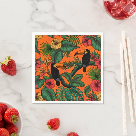 Toucan Garden Serviette (Beispiel)