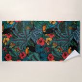 Toucan Garden Strandtuch (Vorderseite)