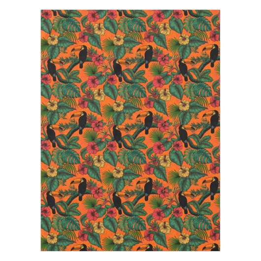 Toucan Garden Tischdecke (Vorderseite)
